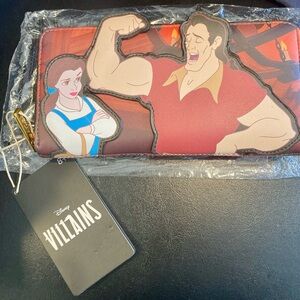 BNWT Loungefly Belle & Gaston wallet
